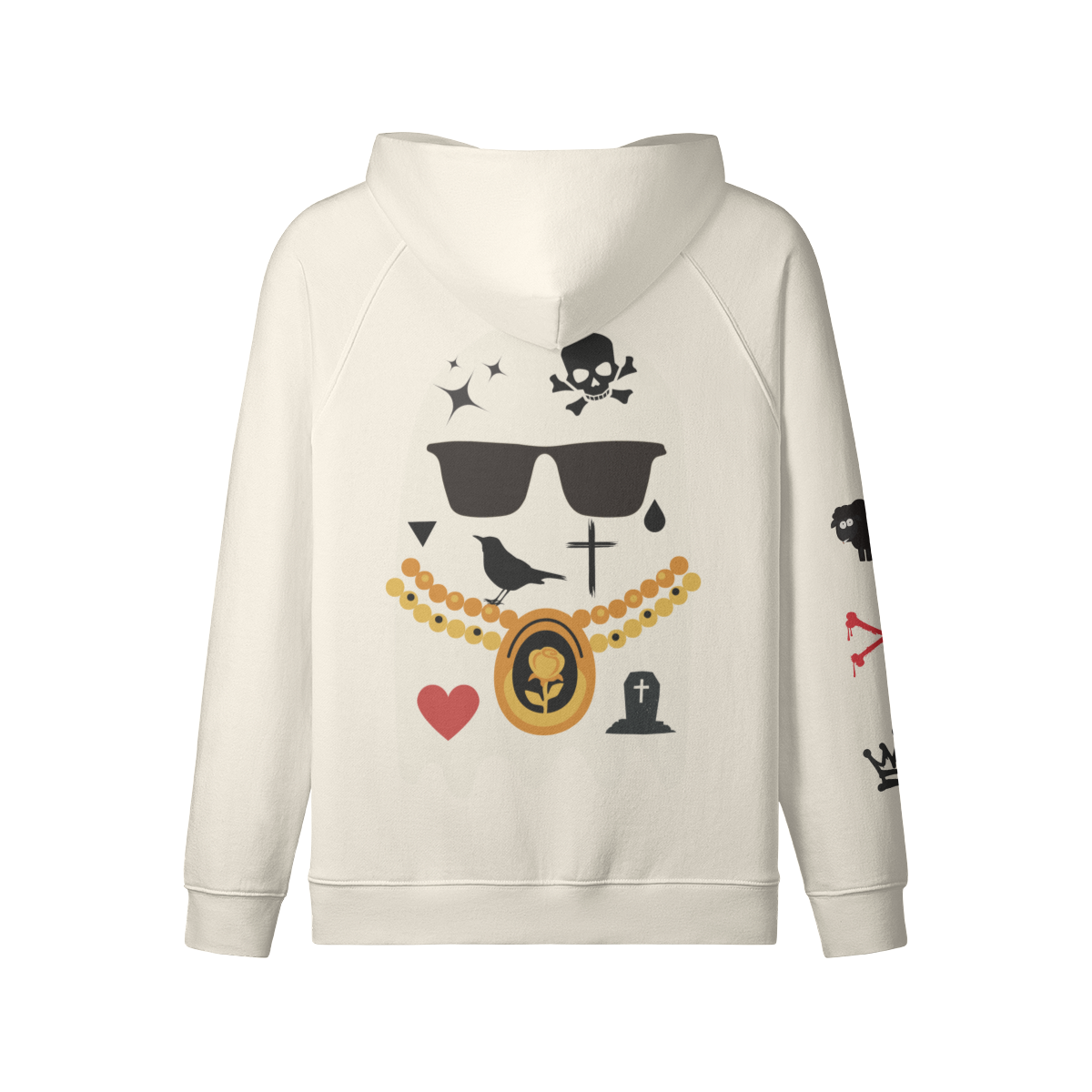 Skull & Bones Zip-up Track Hoodie Prototype # .33